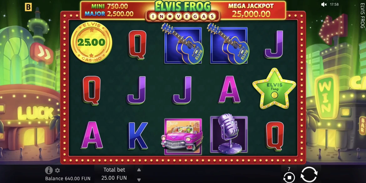 Elvis Frog in Vegas